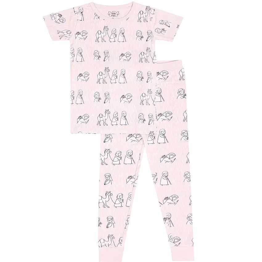 Ruth & Naomi Pj Short Sleeve & Pants Set Bamboo
