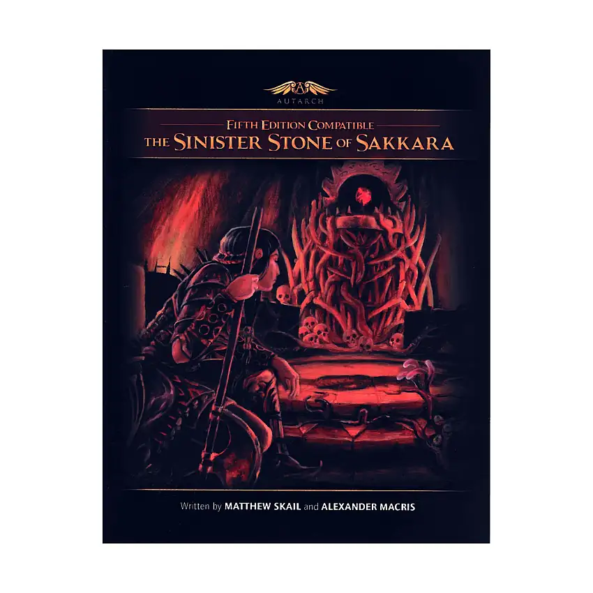 Sinister Stone of Sakkara, The (5th Edition Compatible, POD)
