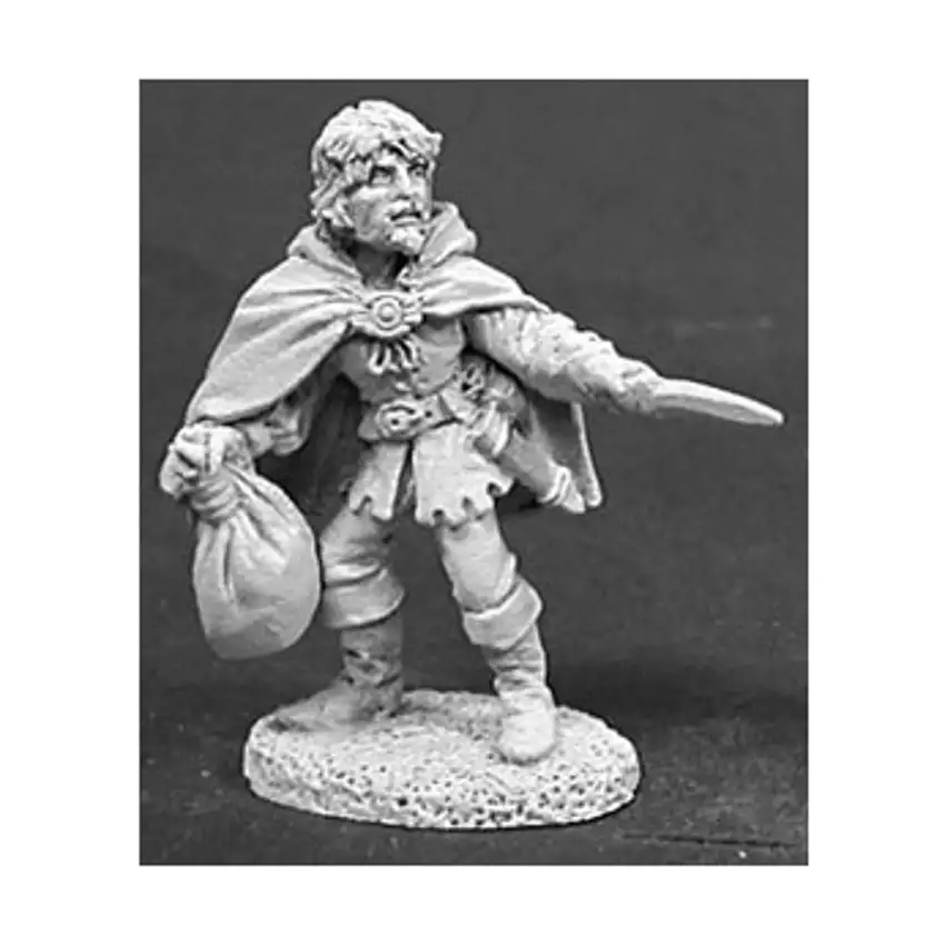 Torin the Stealthy - Male Human Thief w/Dagger & Goodies Bag