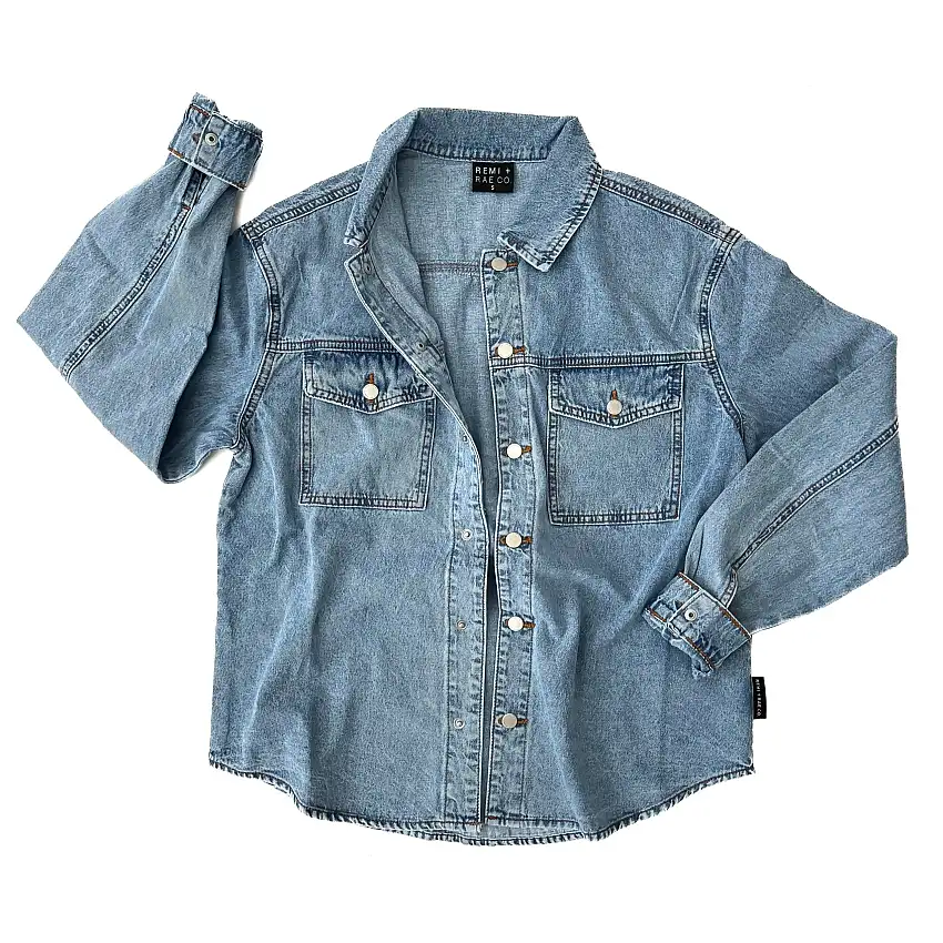 Adult - Denim Shacket