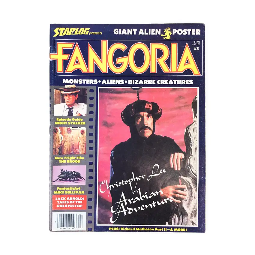 #3 "Christopher Lee in Arabian Adventure, Night Stalker Episode Guide, The Brood"