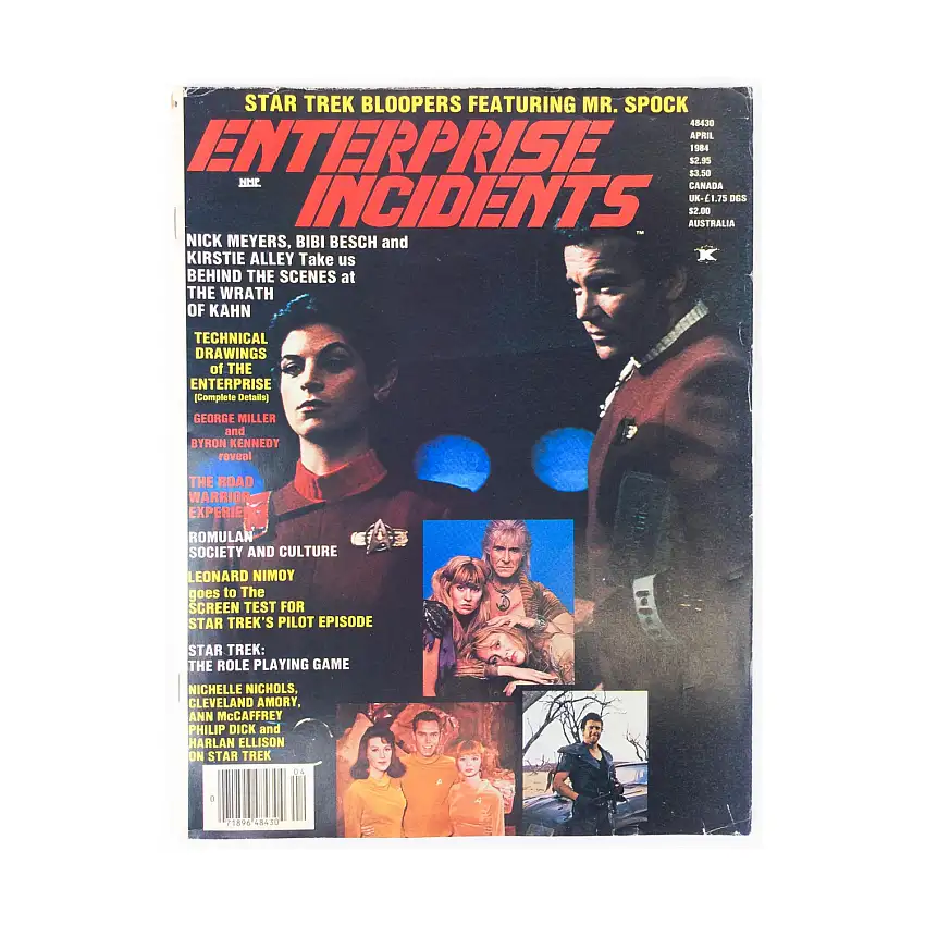 #16 "Star Trek Bloopers, Behind the Scenes of Wrath of Khan, Technical Drawings of The Enterprise"