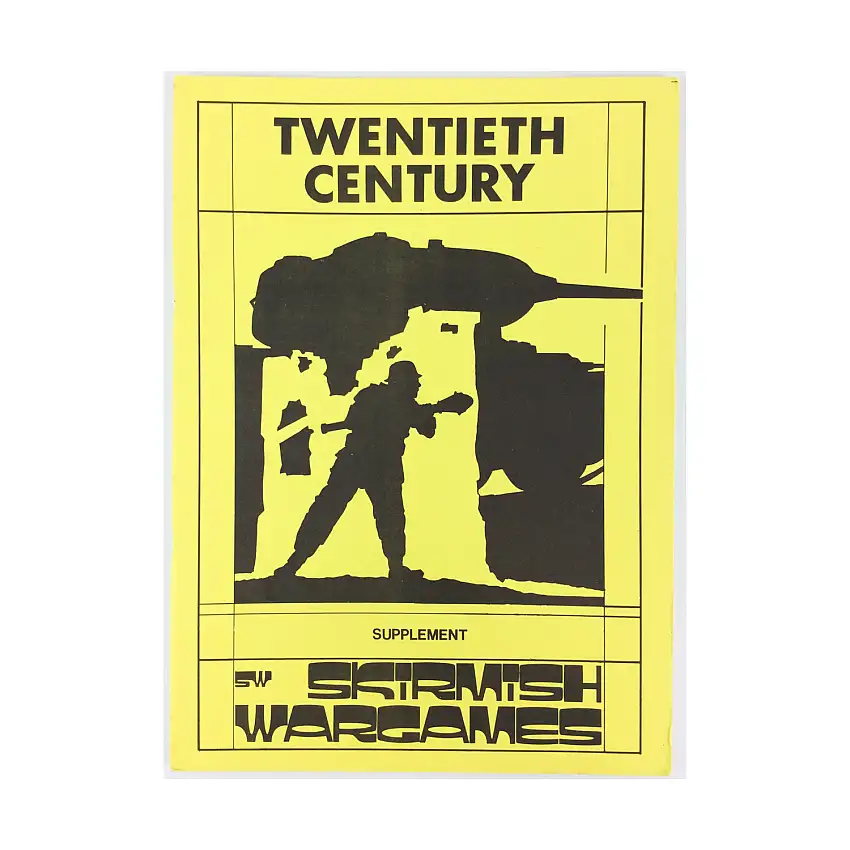 Twentieth Century Rules - Skirmish Wargame Supplement