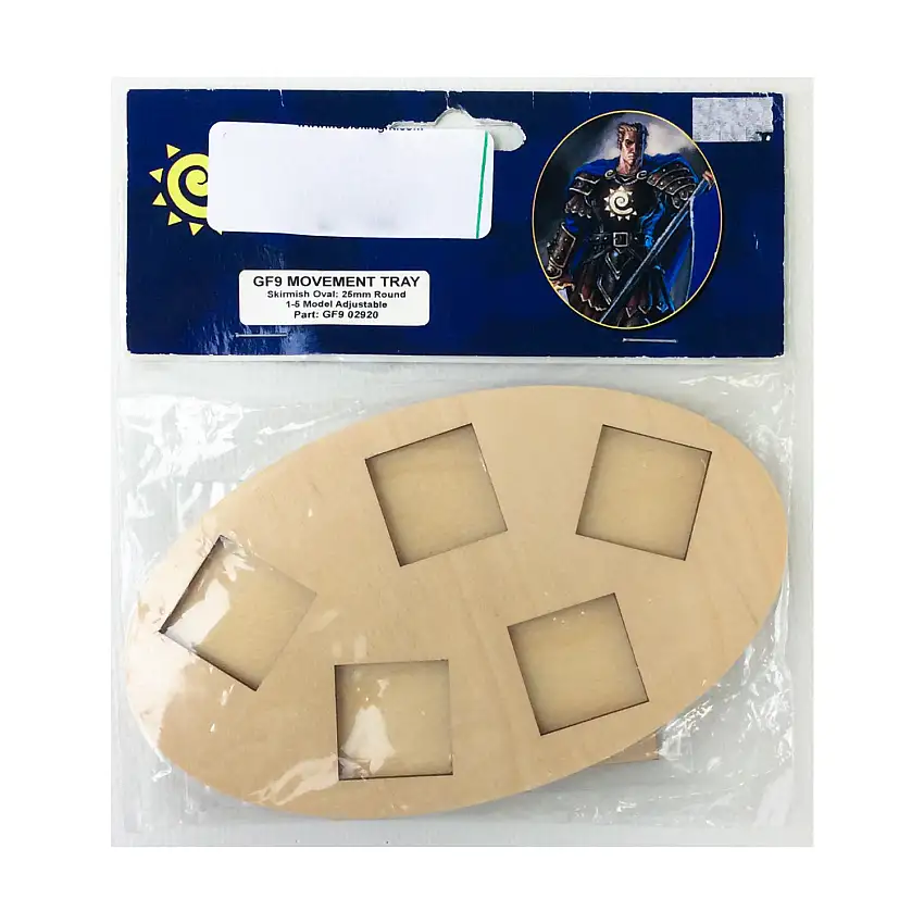 155mmx90mm Skirmish Oval - 25mm Square 1-5 Model Adjustable