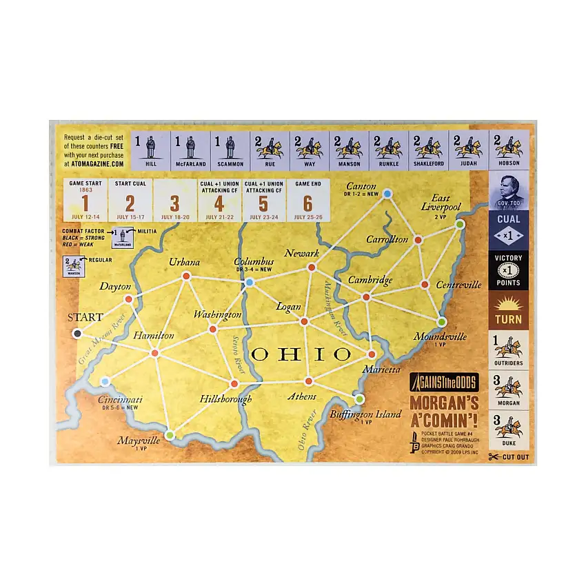 Postcard Game - Morgan's A'Comin'