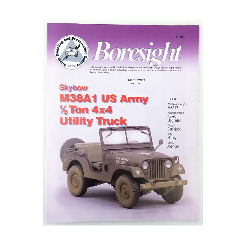 Vol. 11, #2 "Skybow M38A1, Academy M3A1, Accurate Armor AS-90 Upgrades"