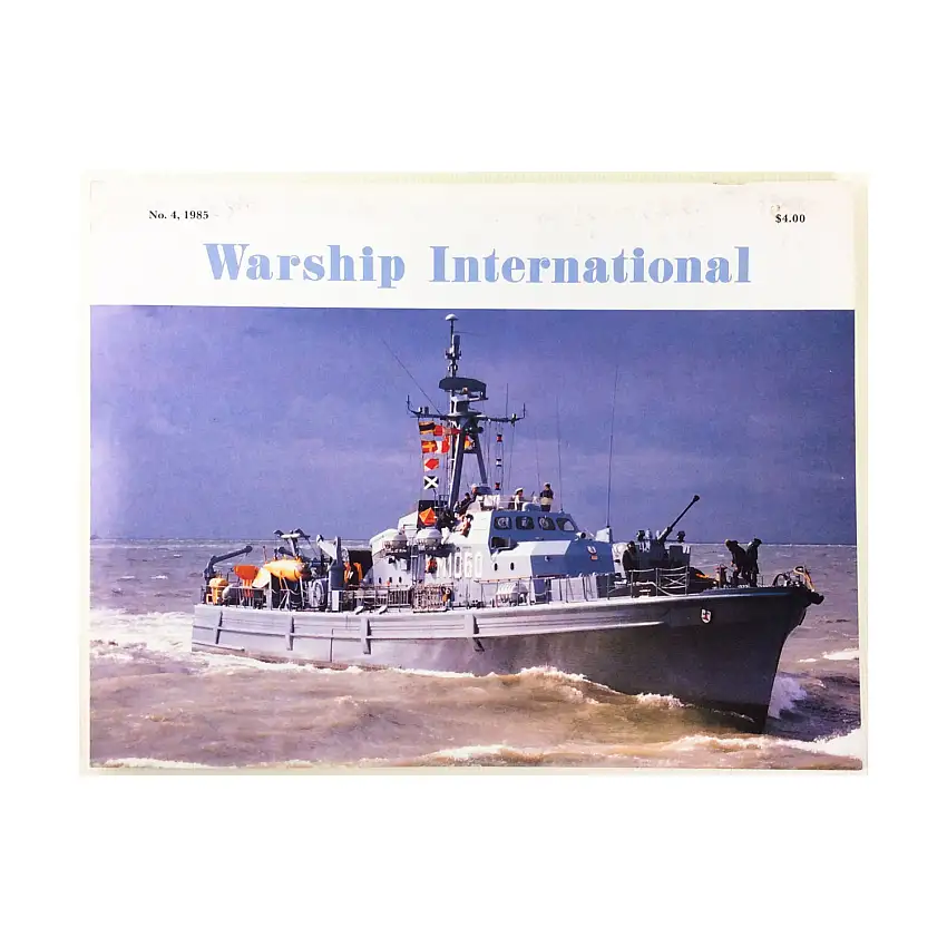 Vol. 22, #4 "Main Shipyards, The Complex Development of the French Light Cruiser 1910-26, Vesikko Pictorial"