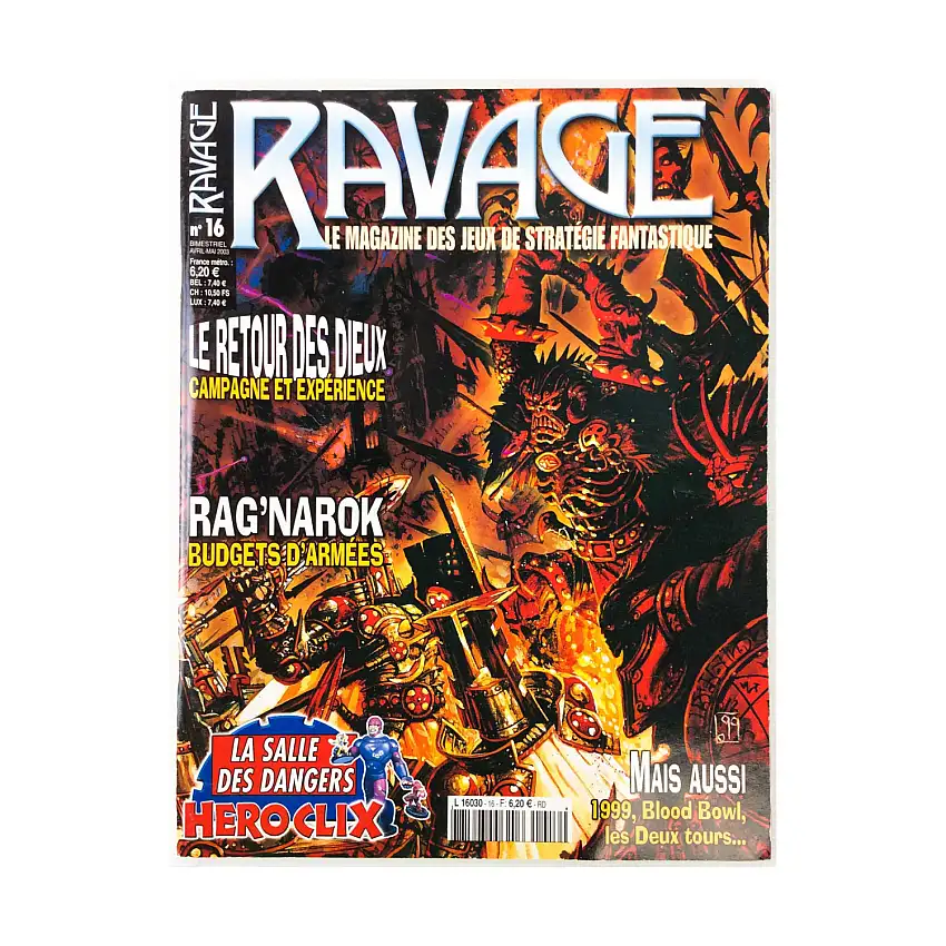 #16 "Le Retour Des Dieux, Rag'narok, Heroclix"