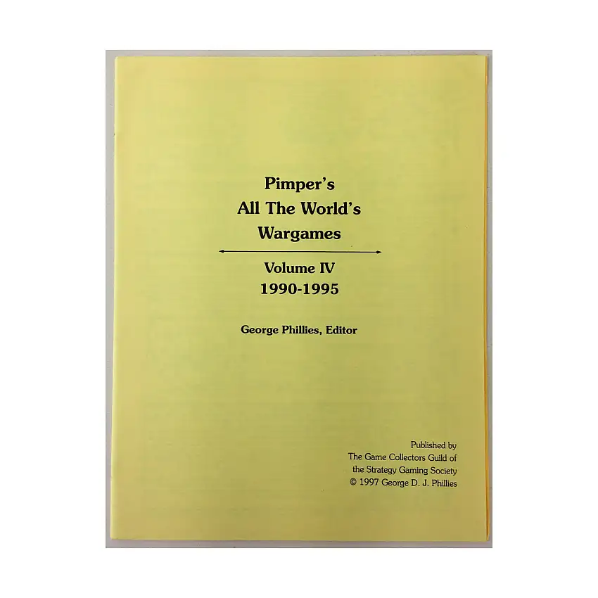 Special Issue - All the World's Wargames 1990-1995
