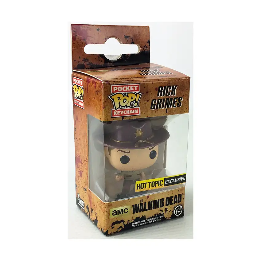Walking Dead - Rick Grimes w/Blood Spatter Keychain (Hot Topic Exclusive)
