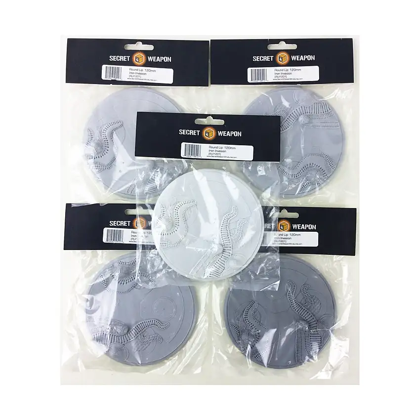120mm Round Lip - Iron Invasion (5-Pack)