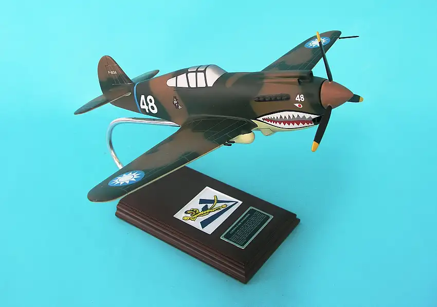 Executive Series SE0016W Exec Ser P-40B Warhawk 1/24 As Flown By Tex Hill 1/24 (Ap40T
