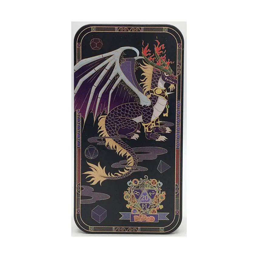 7pc. Metal Die Set Silver w/Blue