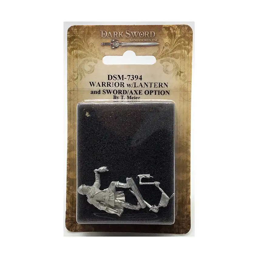 Warrior w/Lantern and Sword/Axe Options