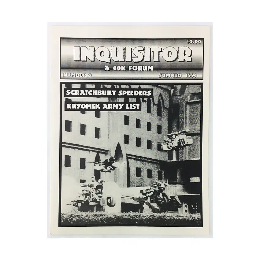 #9 "Scratchbuilt Speeders, Kryomek Army List"