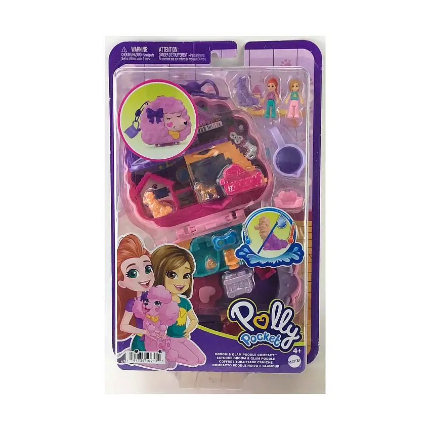 Polly Pocket - Groom & Glam Poodle Compact (Blister Edition)