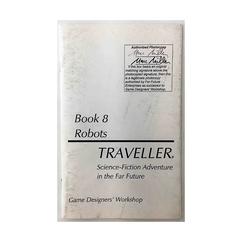 Book #8 - Robots (Authorized Photocopy)