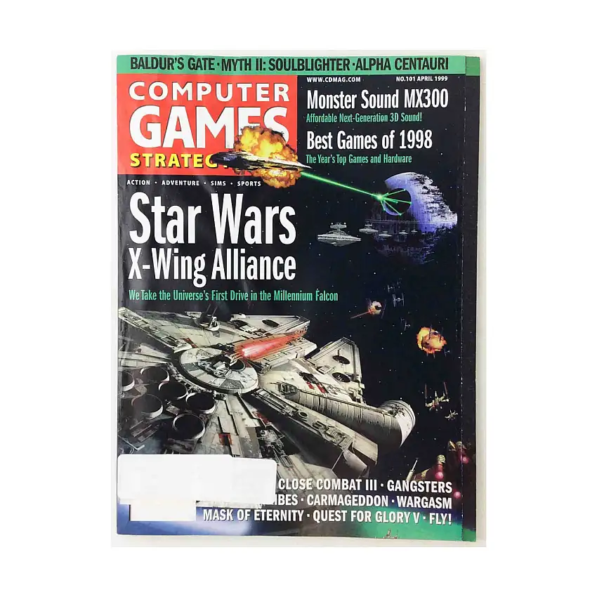 #101 "Star Wars X-Wing Alliance, Best Games of 1998, Baldur's Gate"