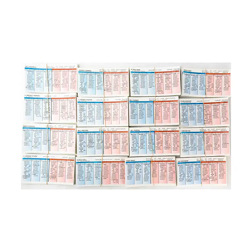 Strat-O-Matic Player Cards - 1941 Season