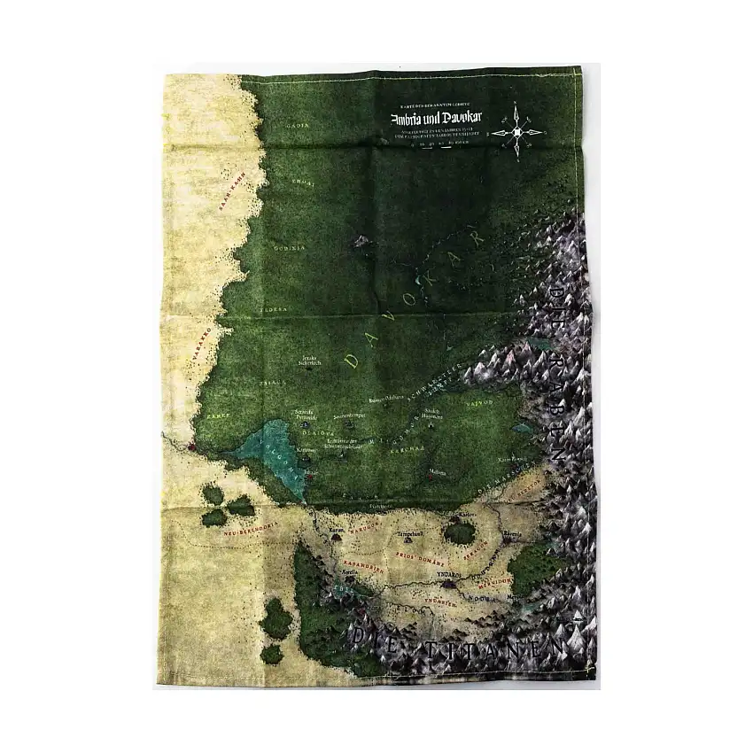 Ruins of Symbaroum Ambria and Davokar Cloth Map