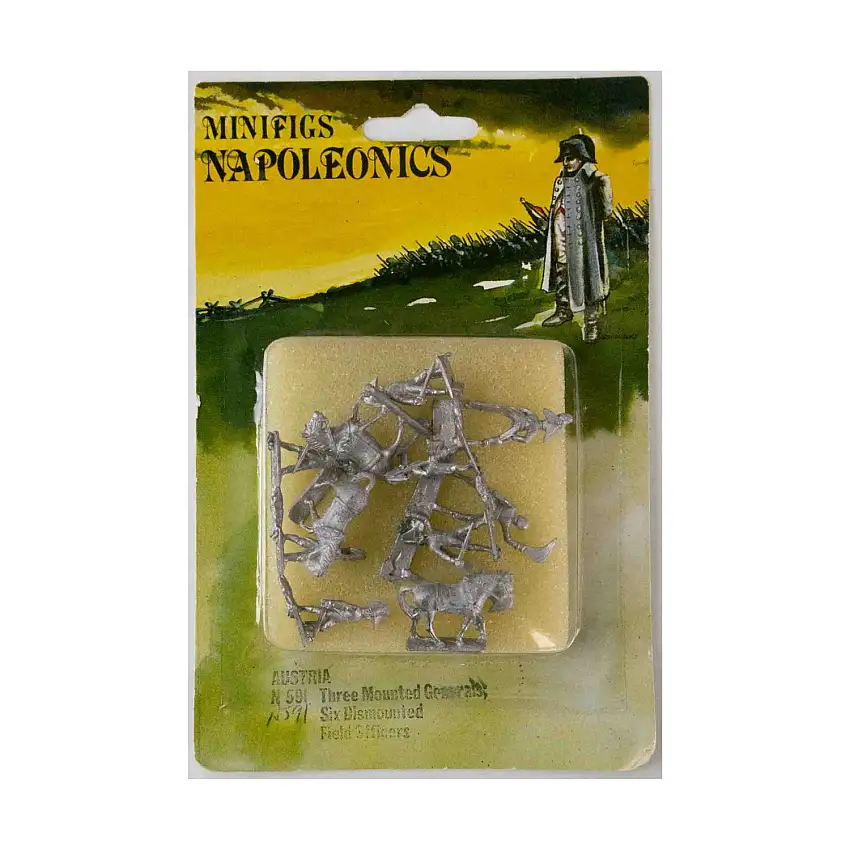 Austrian 3 Mounted Generals, 6 Field Officers