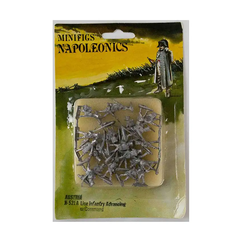 Austrian Line Infantry Advancing w/Command