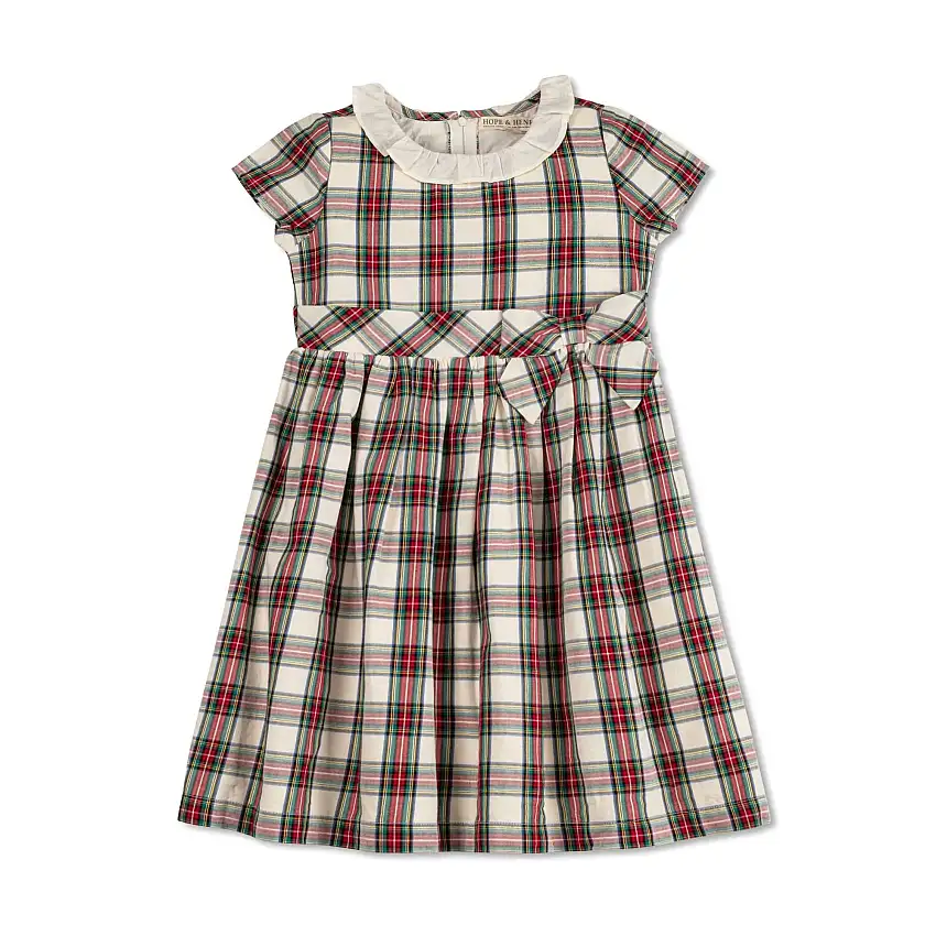 Ruffle Collar Organic Party Dress