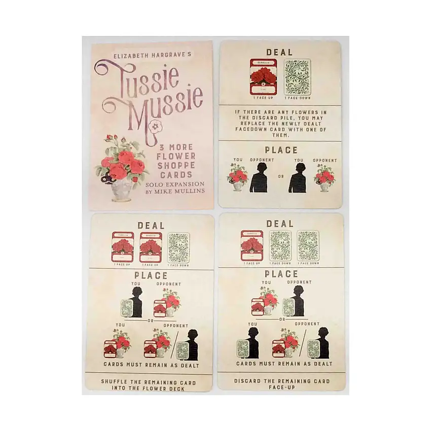 Tussie Mussie - 3 More Flower Shoppe Cards