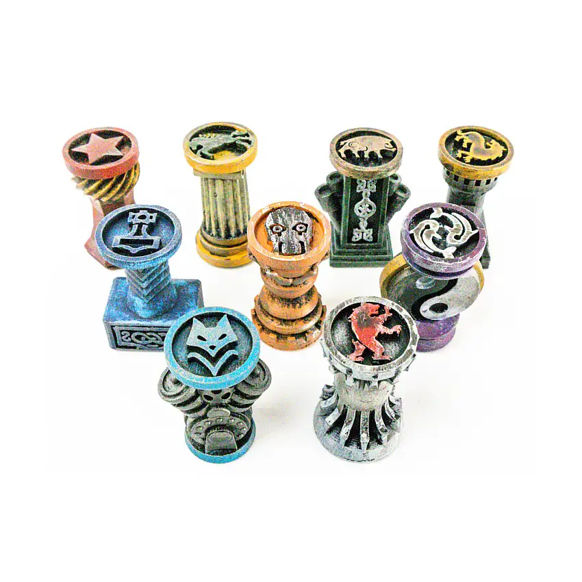 Unique Scythe Player Action Tokens