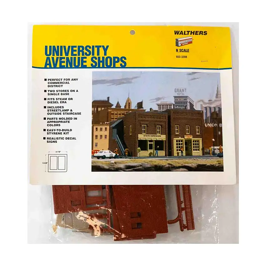 University Avenue Shops (N Scale)
