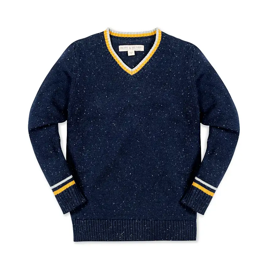 Organic V-neck Sweater - Baby