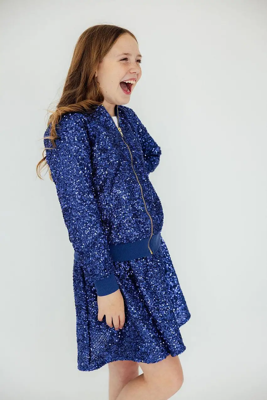 Royal Blue Sequin Jacket