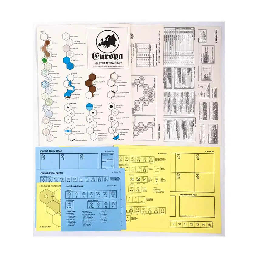 Winter War, A (Color Box Edition) - Charts Only!