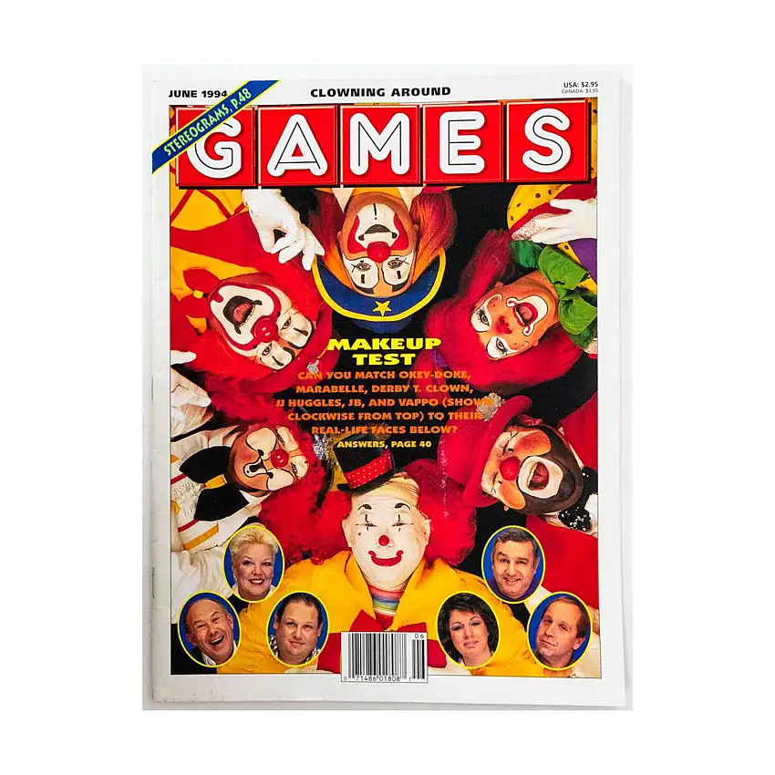 #121 "Makeup Test, Clowning Around, Stereograms"