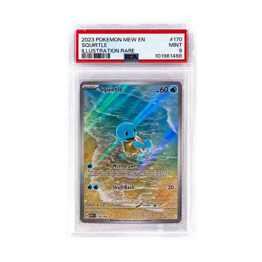 Squirtle 170/165 - Pokemon 151 - PSA 9