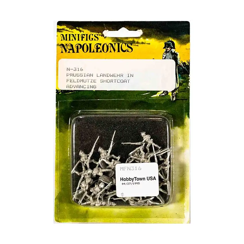 Prussia - Landwehr in Feldmutze Shotcoat Advancing