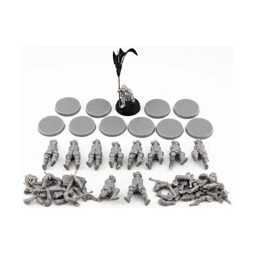 Sci-Fi Trench Warfare Soldiers Collection #1