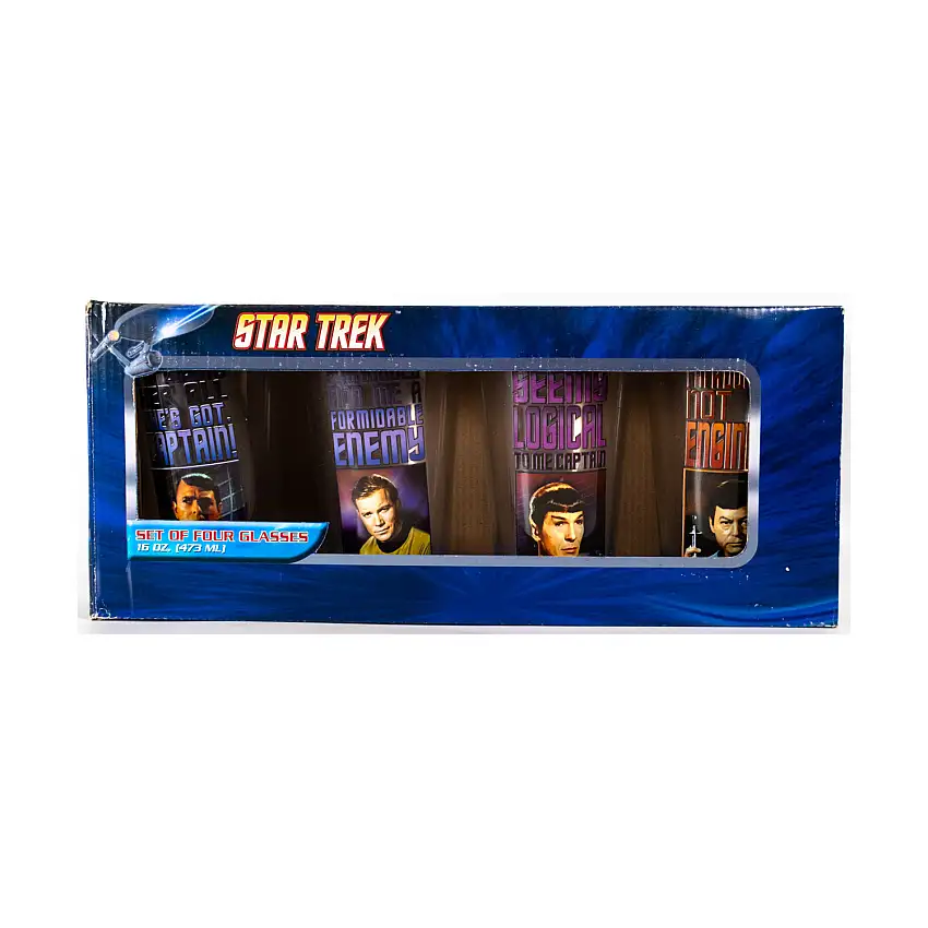Star Trek Collector’s Glasses (Set of 4)