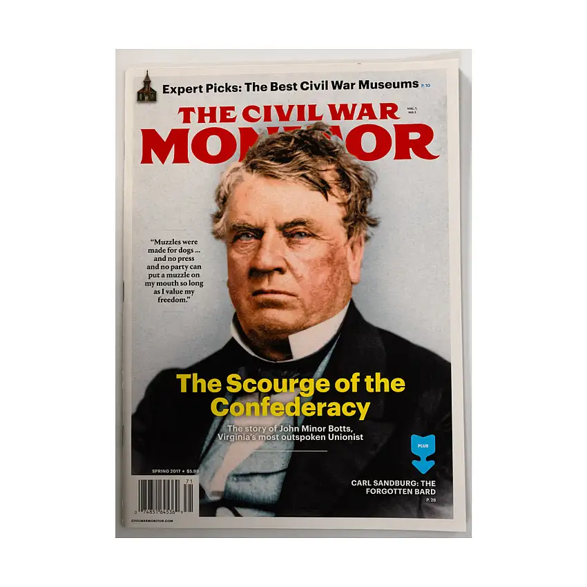 Vol. 7, #1 "The Scourge of the Confederacy, The Best Civil War Museums, Carl Sandburg"