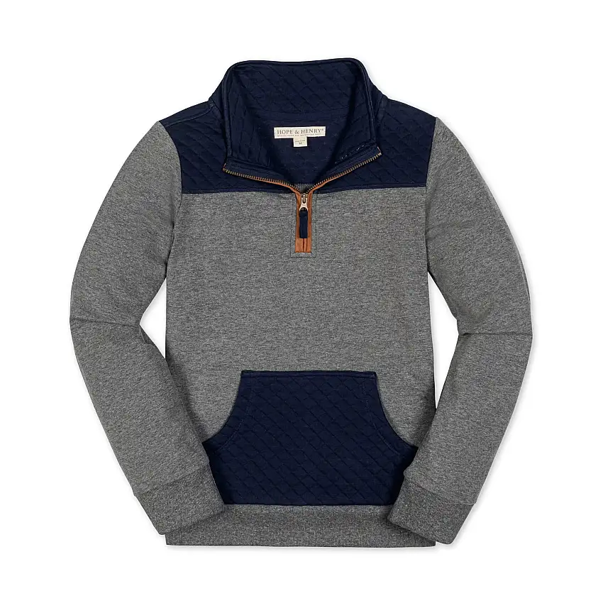 Organic French Terry Half-zip