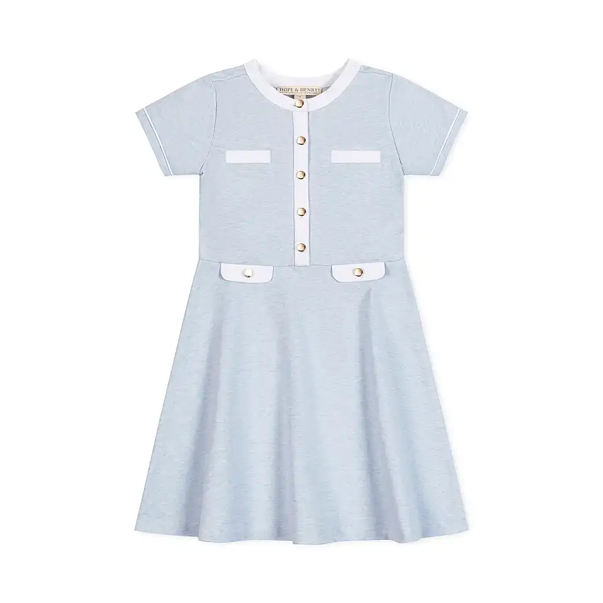 Organic French Terry Contrast Dress