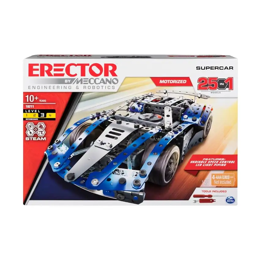 25-in-1 Motorized Supercar