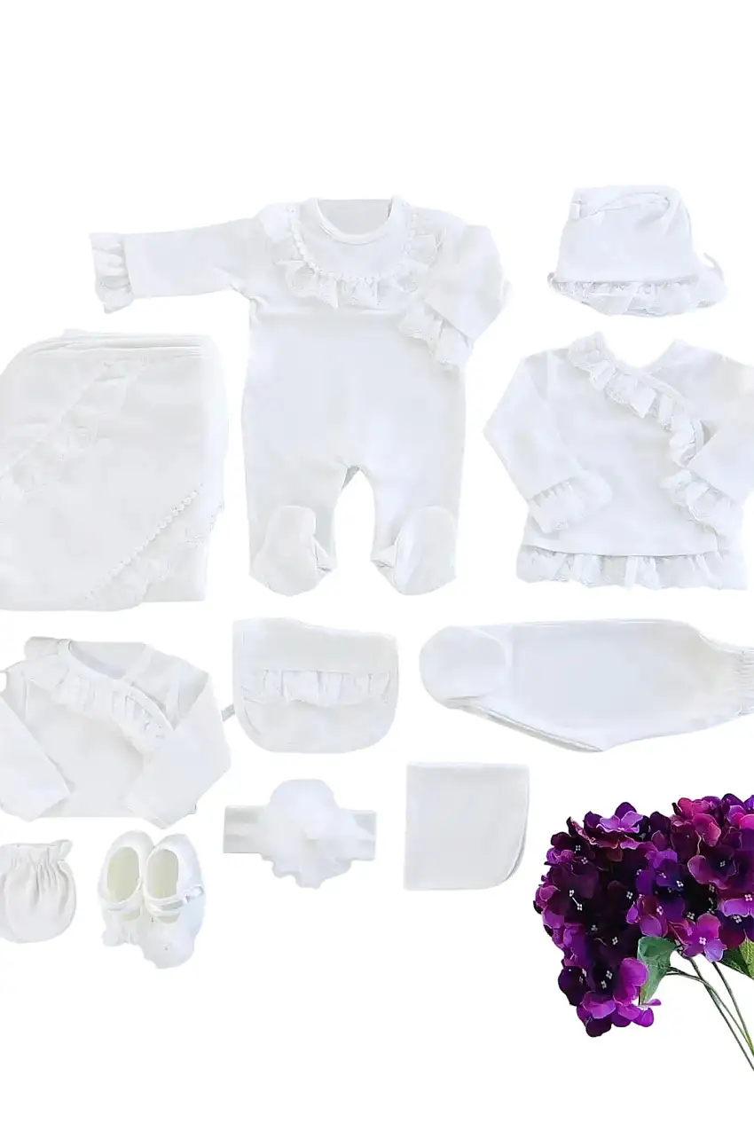 Lace Newborn Coming Home Set (11 Pcs)