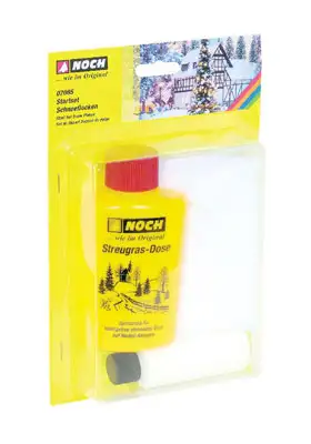 Noch 7065 All Scale Snow Flocking Starter Set - Puffer Bottle Snowflakes & Glue