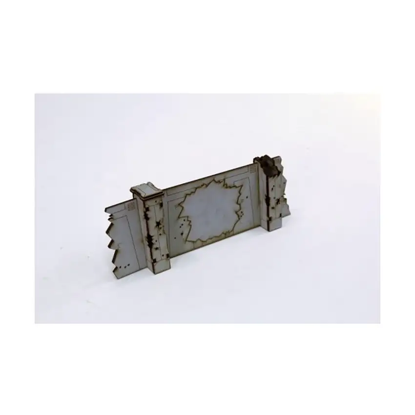 Breached Outpost Wall (Unpainted)