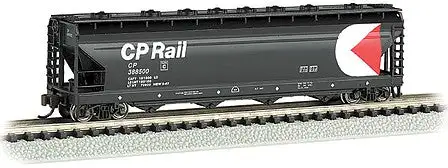 Bachmann 17565 N Scale 56' 4-Bay Center-Flow Hopper - Ready to Run - Silver Series(R) -- Canadian Pacific #388511