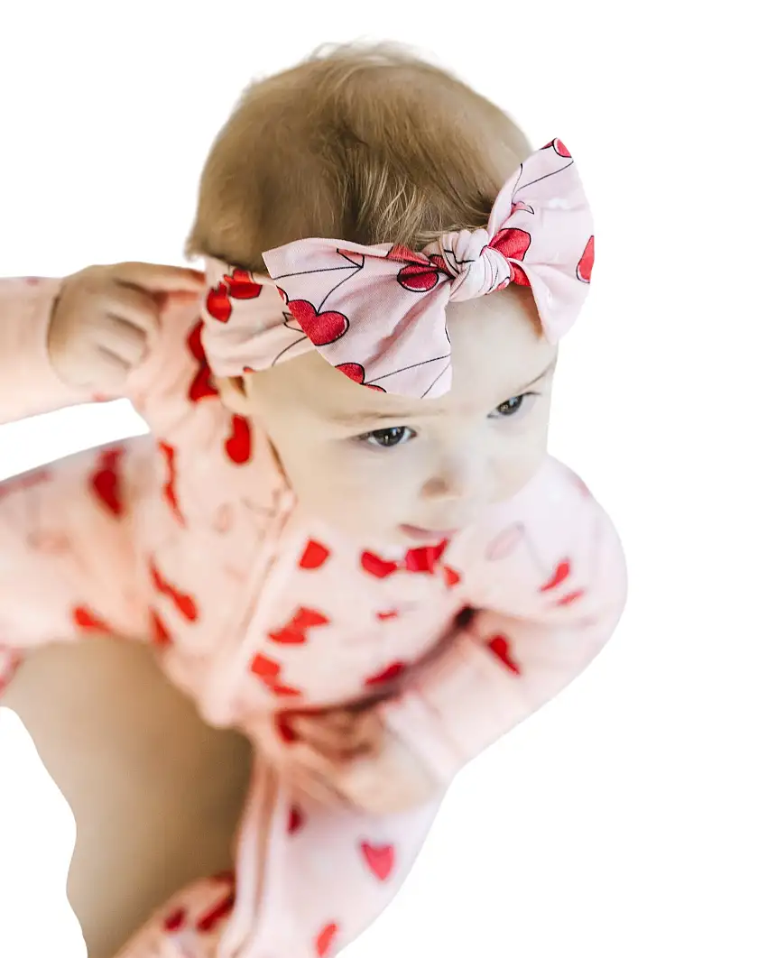 Bamboo Headband | Cherry Heart