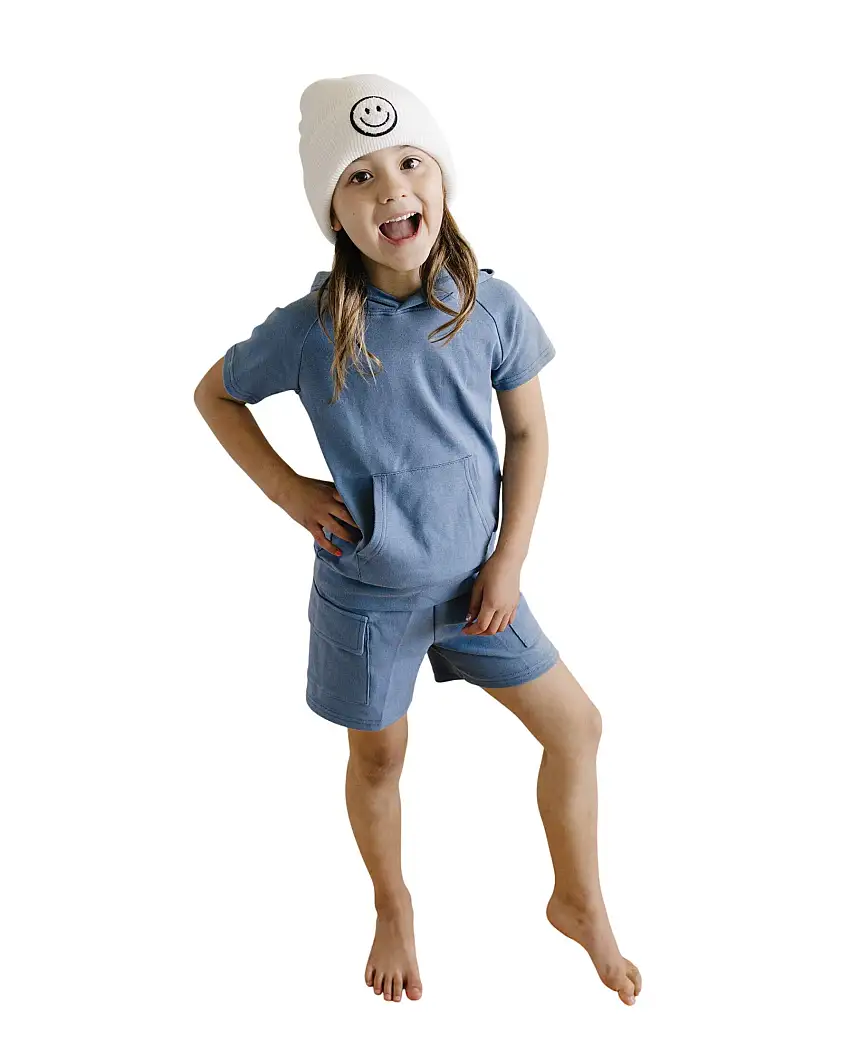 Cargo Shorts Set | Blue