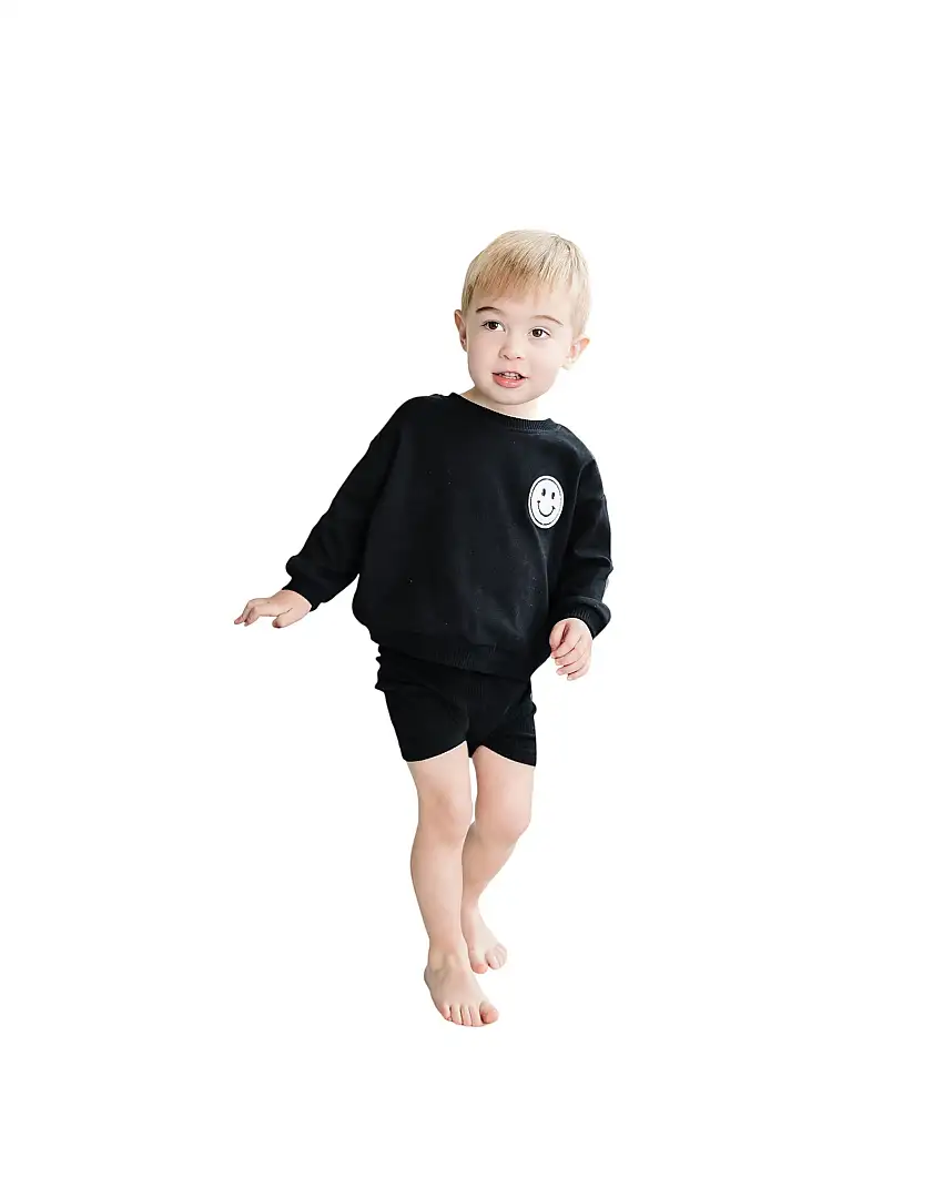 Biker Shorts Set | Black