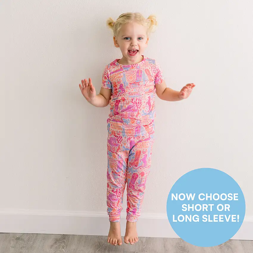 The Second-skin 2-piece Pajama | Saddle Up | "i Love Our Time Together"